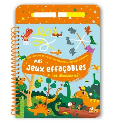 Mes jeux effaçables : Les dinosaures