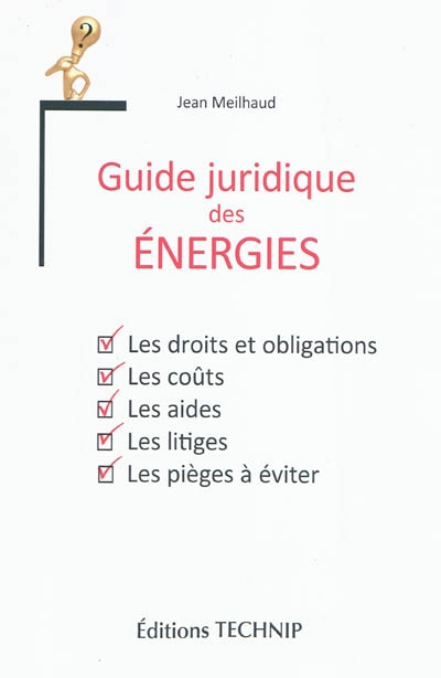Guide juridique des énergies