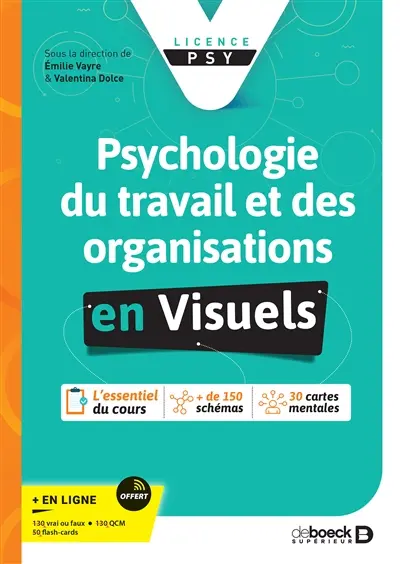 Psychologie du travail et des organisations en visuels : licence psy