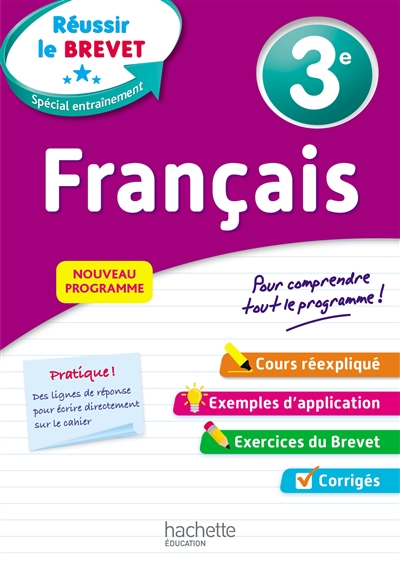 Français 3e : nouveau programme