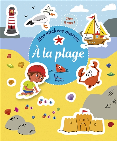 A la plage : mes stickers marins