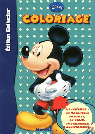 Mickey : coloriage avec poster