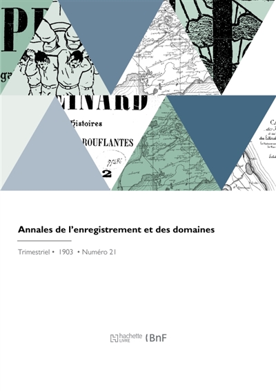 Annales de l'enregistrement...