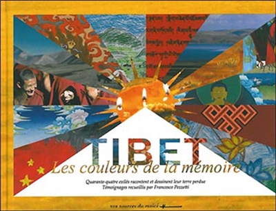 Tibet : les couleurs de la mémoire : quarante-quatre exilés racontent et dessinent leur terre perdue