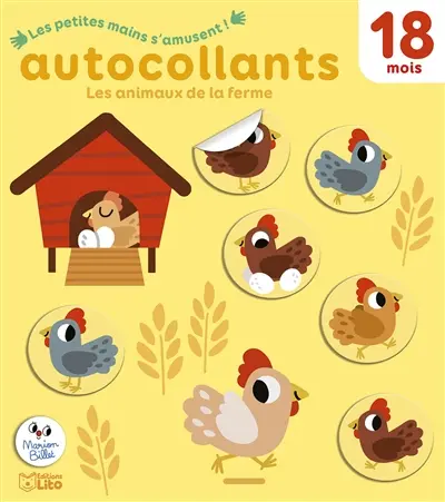 Les animaux de la ferme : autocollants