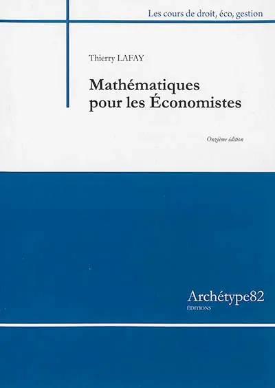 Mathématiques pour les économistes : 2020-2021