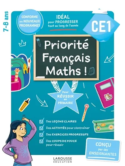 Priorité français-maths CE1 : 7-8 ans