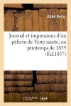 Journal et impressions d'un...