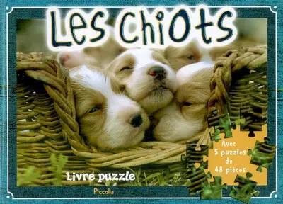 Les chiots : livre puzzle