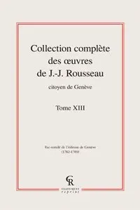Oeuvres complètes. Vol. 13