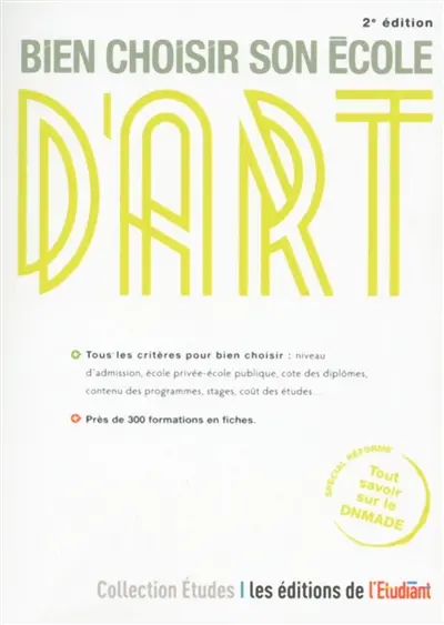 Bien choisir son école d'art