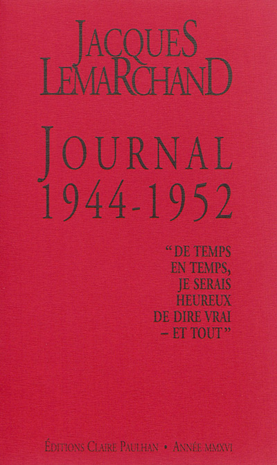 Journal. 1944-1952
