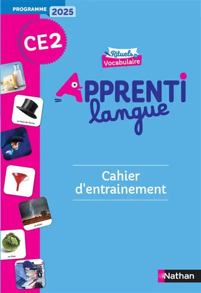 Rituels de vocabulaire CE2 : cahier d'entraînement