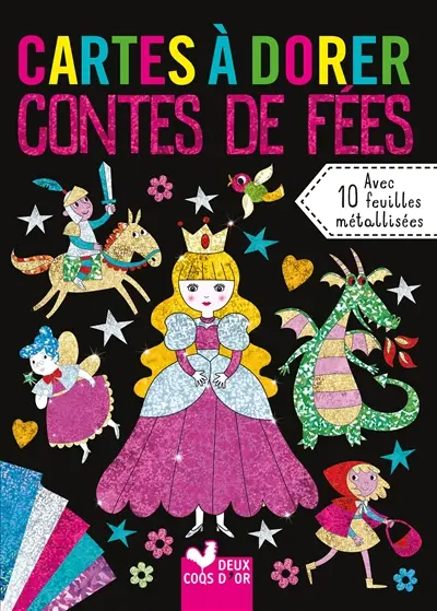 Cartes à dorer : contes de fées