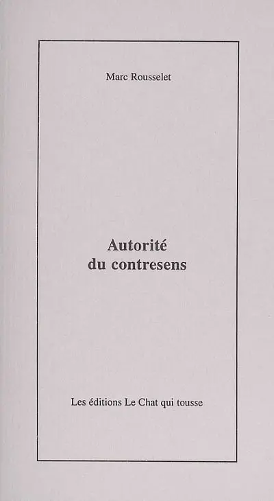 Autorité du contresens