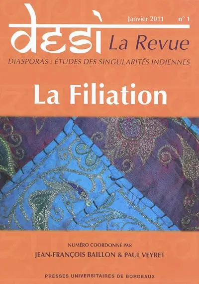 Desi, n° 1. La filiation