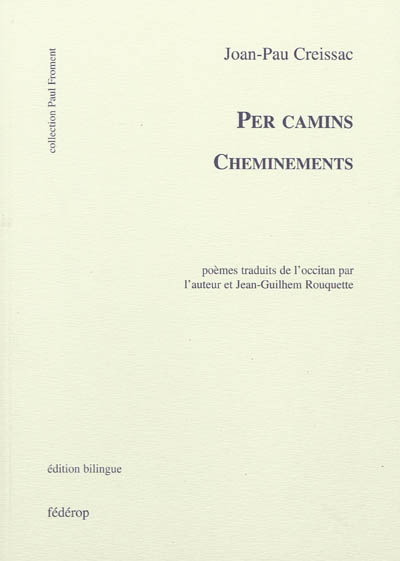 Cheminements. Per camins