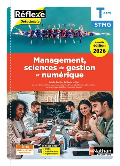 Management, sciences de gestion et numérique terminale STMG : livre + licence numérique