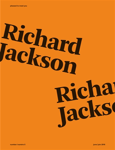 Pleased to meet you, n° 5. Richard Jackson