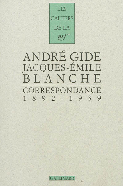 Cahiers André Gide, n° 8. Correspondance, 1892-1939