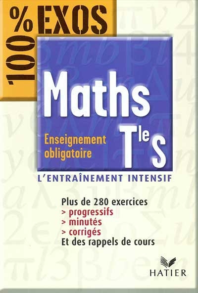 Maths, terminale S : enseignement obligatoire