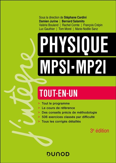 Physique MPSI : tout-en-un