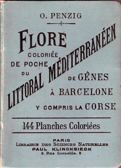Flore coloriée de poche du littoral méditerranéen : de Gênes à Barcelone, y compris la Corse