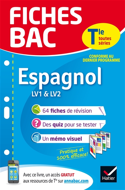 Espagnol LV1 & LV2 terminale toutes séries