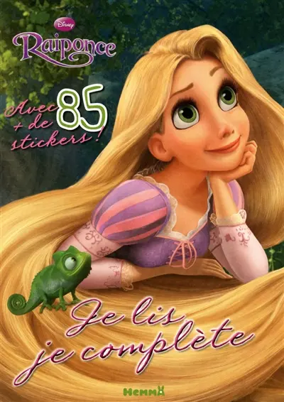 Raiponce : je lis, je complète : avec + de 85 stickers !