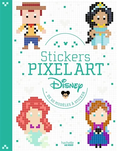 Stickers Pixel art Disney