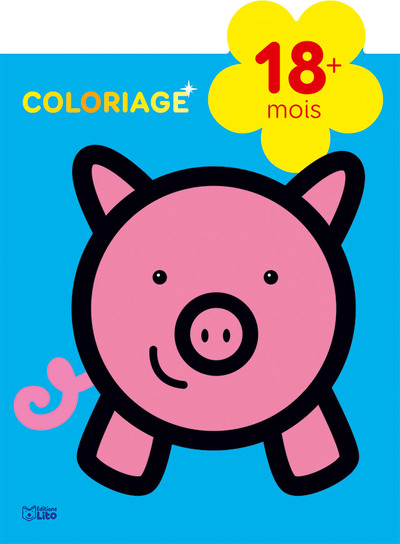 Le cochon : coloriage