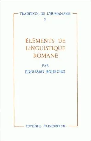 Eléments de linguistique romane