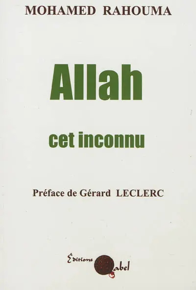 Allah cet inconnu