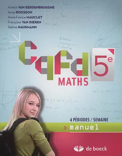 CQFD maths 5e : manuel : 4 périodes/semaine