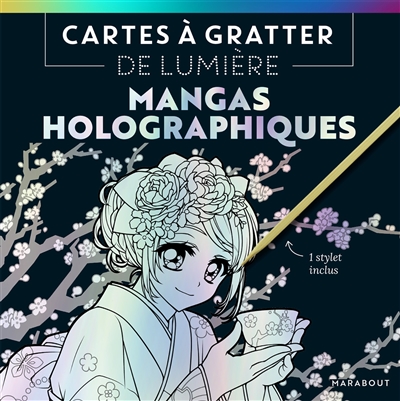Cartes à gratter de lumière : mangas holographiques