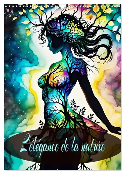 L'élégance de la nature (Calendrier mural 2026 DIN A3 horizontal), CALVENDO calendrier mensuel : Une année entière de femme comme nature.
