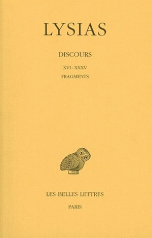 Discours. Vol. 2. XVI-XXXV et fragments