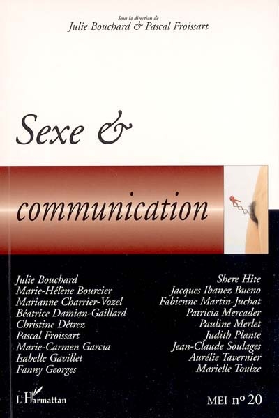 MEI Médiation et information, n° 20. Sexe et communication
