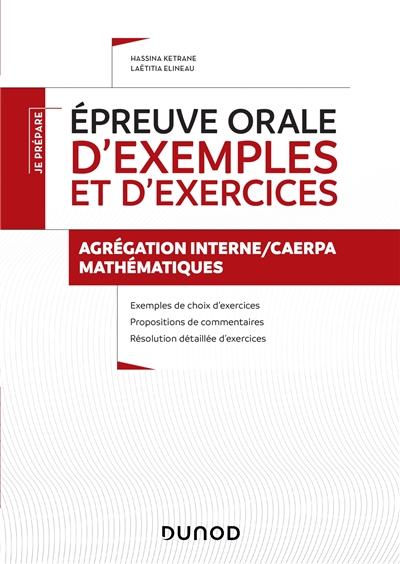 Epreuve orale d'exemples et d'exercices : agrégation interne-CAERPA mathématiques