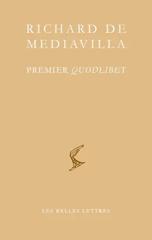 Quodlibet. Premier Quodlibet