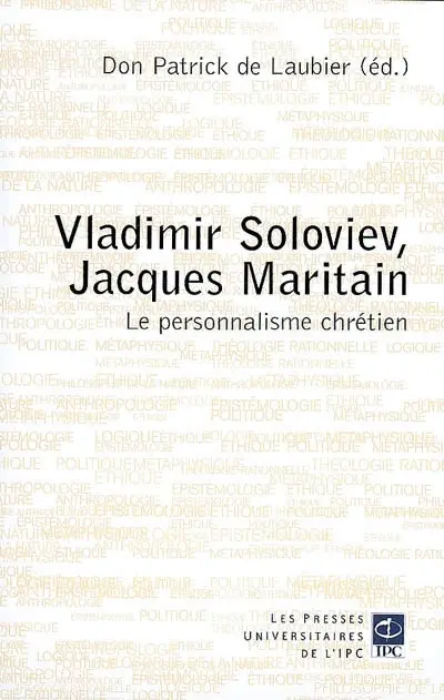 Vladimir Soloviev, Jacques Maritain et le personnalisme chrétien