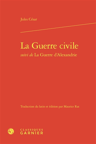 La guerre civile. La guerre d'Alexandrie