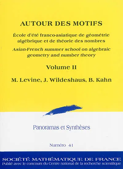 Panoramas et synthèses, n° 41. Autour des motifs : volume II