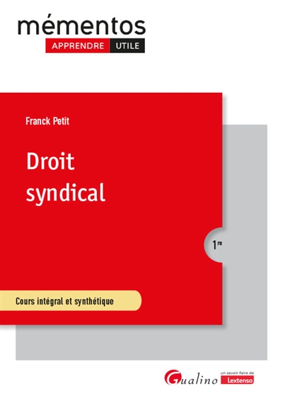 Droit syndical : cours...