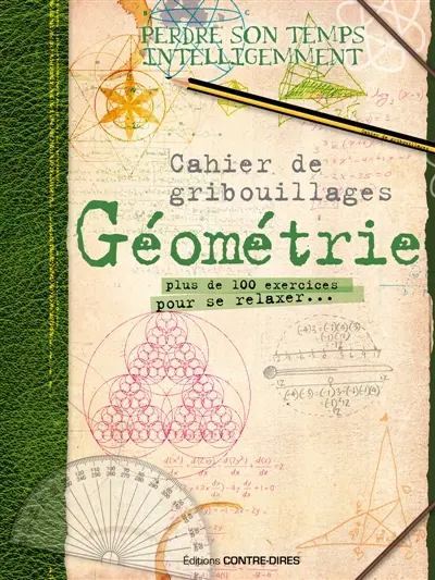 Cahier de gribouillages géométrie