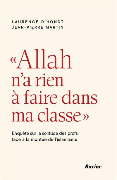 Allah n'a rien à faire dans...