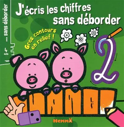 J'écris les chiffres sans déborder