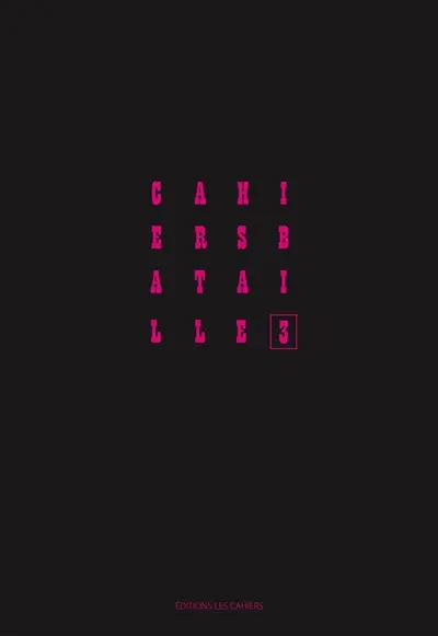 Cahiers Bataille, n° 3