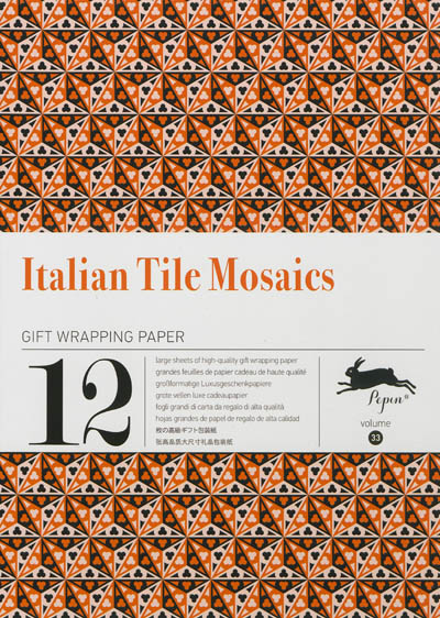 Gift wrapping paper. Vol. 33. Italian tile mosaics