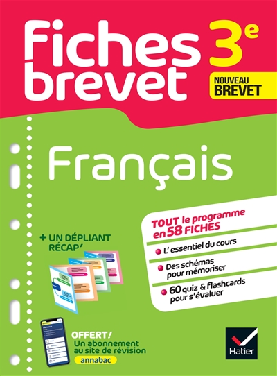 Fiches brevet 3e